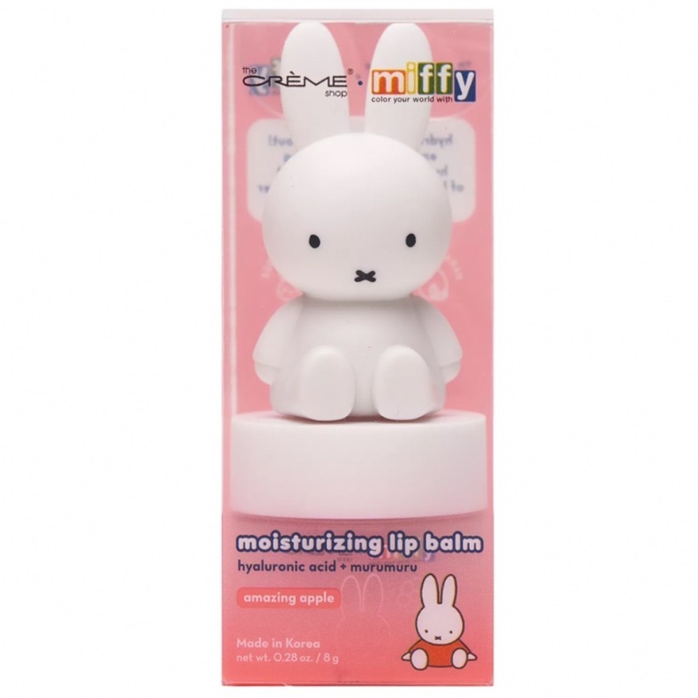 The Creme Shop X Miffy Moisturizing Lip Balm Amazing Apple Hyaluronic Acid New